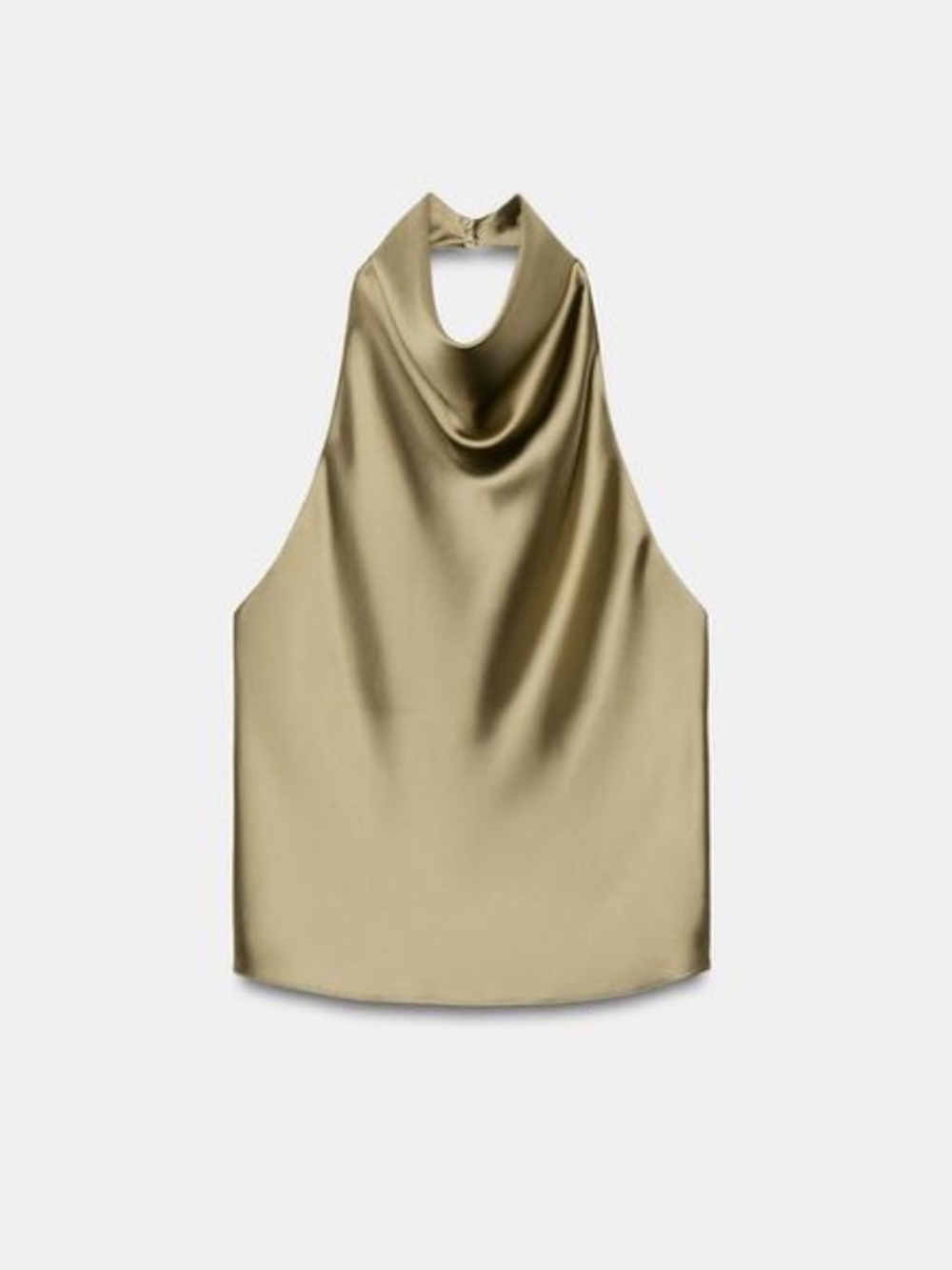 Zara Satin Green Top